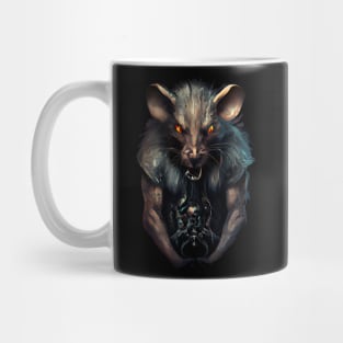 Horror Demon Rat Mug